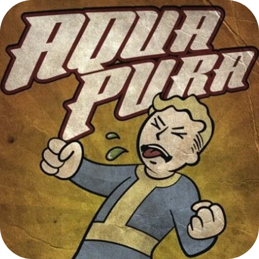 Sticker from the "Fallout Vault Boy" sticker pack