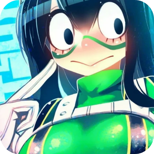 Sticker Asui Tsuyu