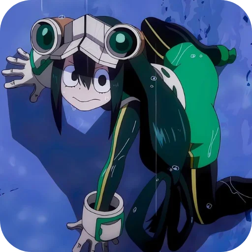 Sticker Asui Tsuyu