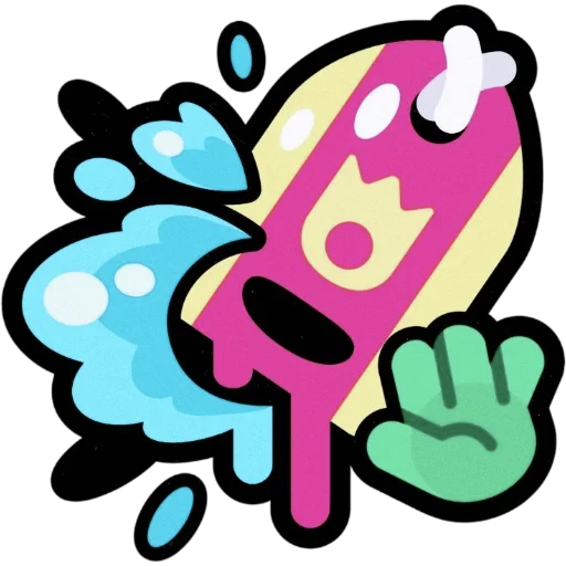 Sticker from the "Brawl Stars Sprays" sticker pack