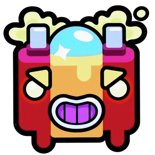 Sticker from the "Brawl Stars Sprays" sticker pack