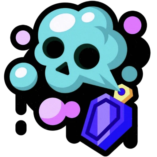 Sticker from the "Brawl Stars Sprays" sticker pack