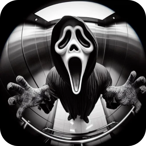 Sticker from the "Scream" sticker pack