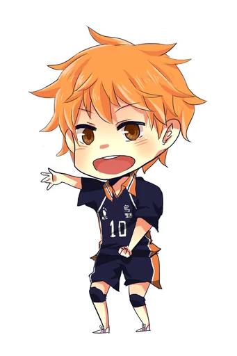 Sticker from the "Shiri16's Haikyuu" sticker pack