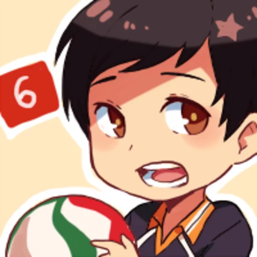 Sticker from the "Shiri16's Haikyuu" sticker pack