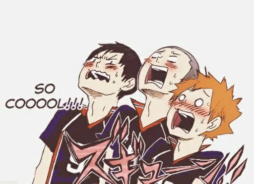 Sticker from the "Shiri16's Haikyuu" sticker pack