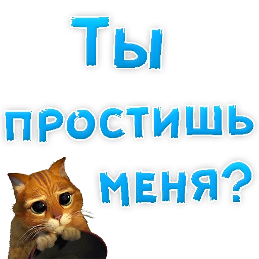 Sticker Прости Меня