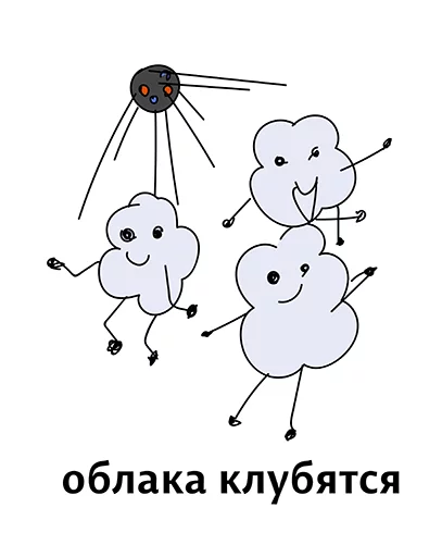 Sticker from the "Абсурдизмы" sticker pack