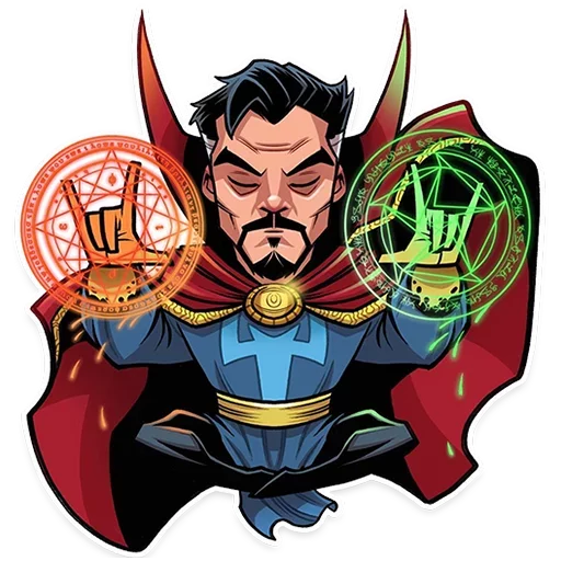 Sticker from the "Marvel and DC" sticker pack