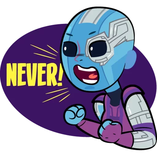 Sticker from the "Marvel and DC" sticker pack