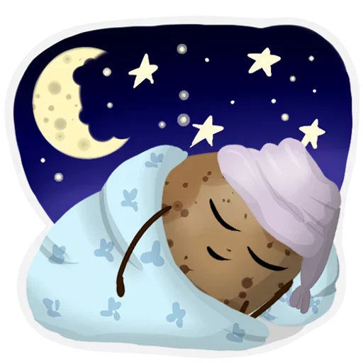 Sticker from the "Funny Potato" sticker pack