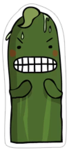 Sticker from the "Cool Cucumber" sticker pack