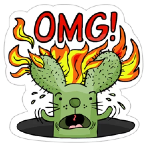 Sticker from the "Cool Cucumber" sticker pack