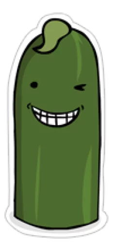 Sticker from the "Cool Cucumber" sticker pack