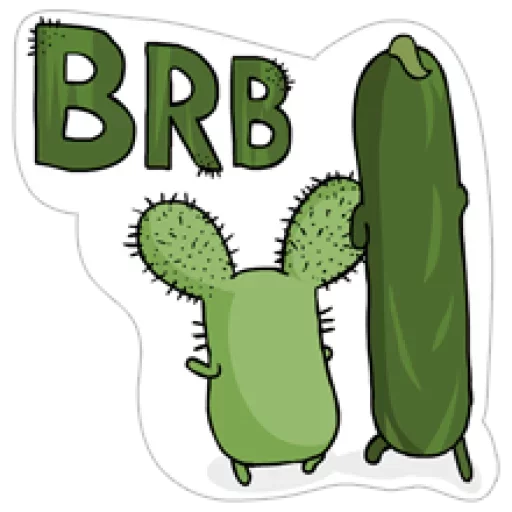 Sticker from the "Cool Cucumber" sticker pack