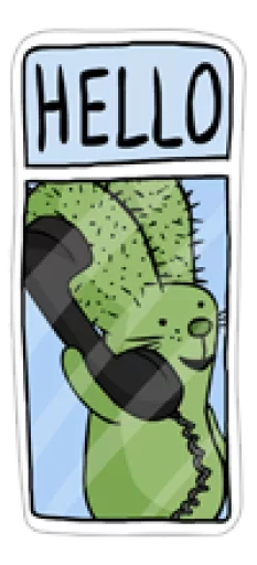 Sticker from the "Cool Cucumber" sticker pack