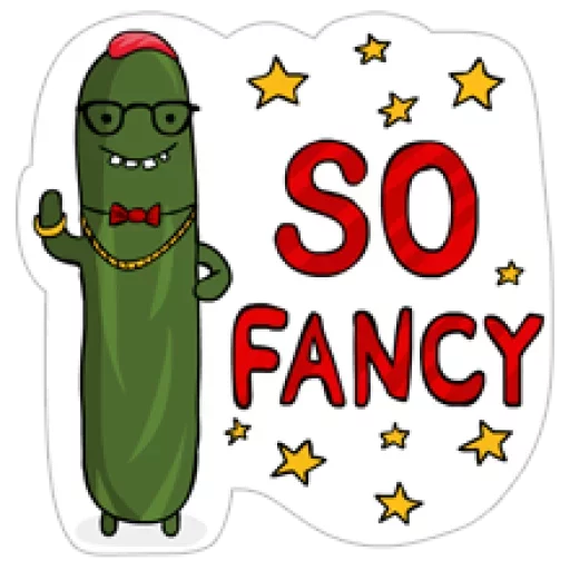 Sticker Cool Cucumber