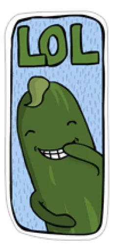 Sticker from the "Cool Cucumber" sticker pack