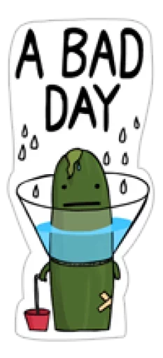 Sticker from the "Cool Cucumber" sticker pack