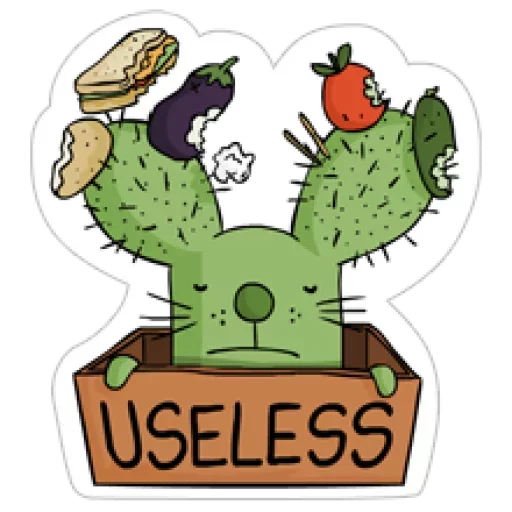 Sticker from the "Cool Cucumber" sticker pack