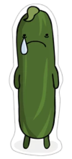 Sticker from the "Cool Cucumber" sticker pack