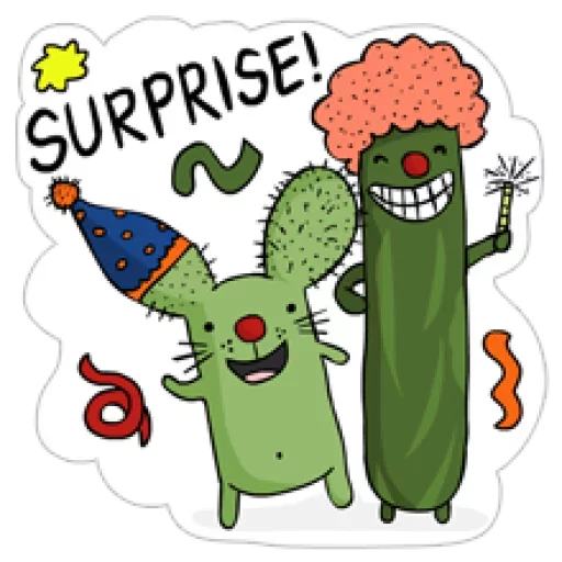 Sticker from the "Cool Cucumber" sticker pack