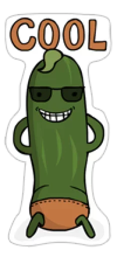 Sticker from the "Cool Cucumber" sticker pack