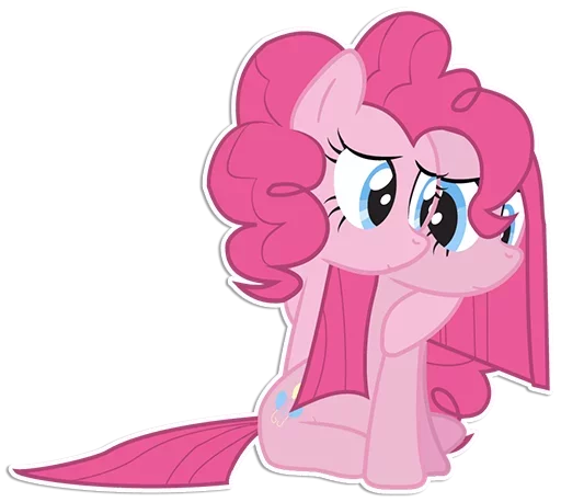 Sticker from the "Pinkie Pie" sticker pack