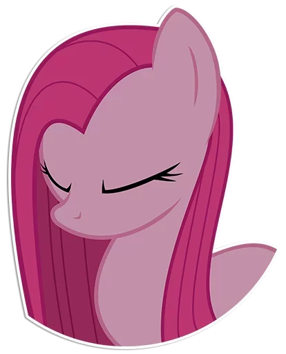 Sticker from the "Pinkie Pie" sticker pack