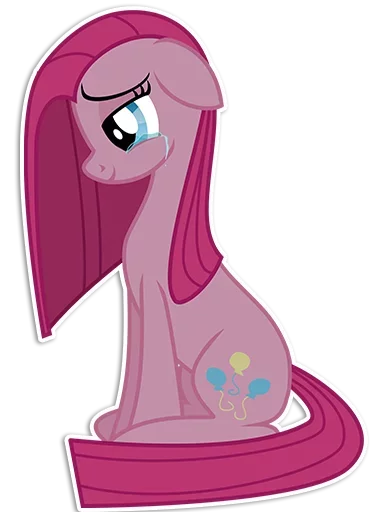 Sticker from the "Pinkie Pie" sticker pack