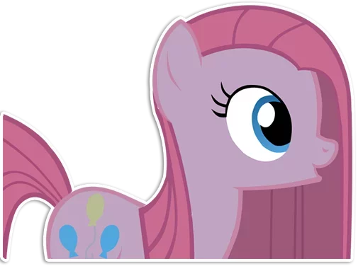 Sticker from the "Pinkie Pie" sticker pack