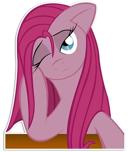 Sticker from the "Pinkie Pie" sticker pack