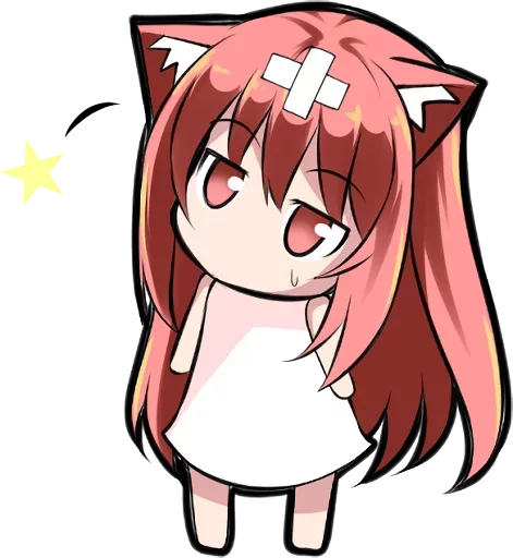 Sticker from the "Anime Girl" sticker pack