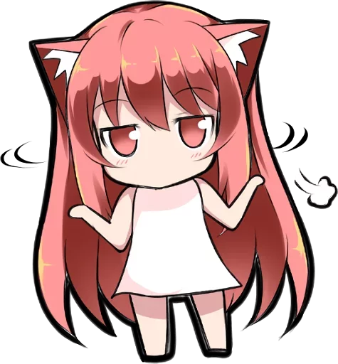 Sticker from the "Anime Girl" sticker pack