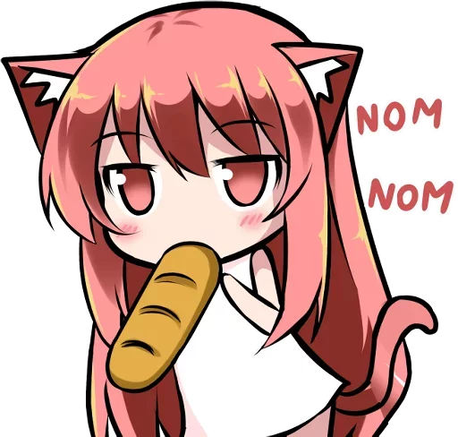 Sticker from the "Anime Girl" sticker pack