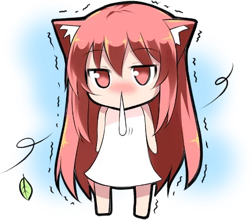 Sticker from the "Anime Girl" sticker pack