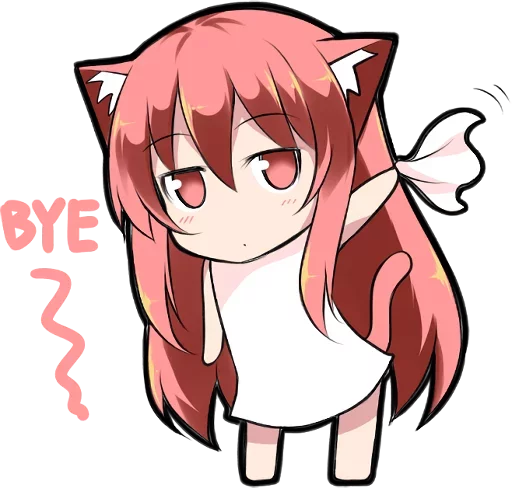 Sticker from the "Anime Girl" sticker pack