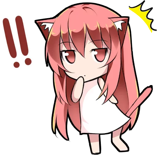 Sticker from the "Anime Girl" sticker pack