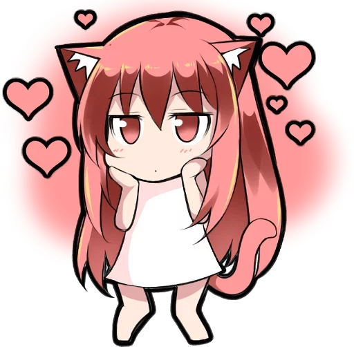 Sticker from the "Anime Girl" sticker pack