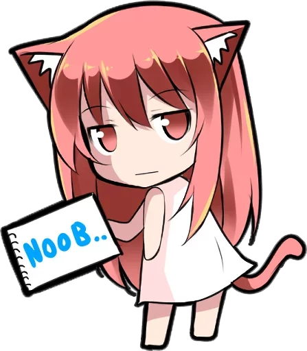 Sticker from the "Anime Girl" sticker pack