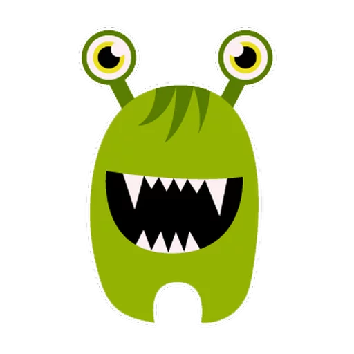 Sticker from the "Monsters" sticker pack