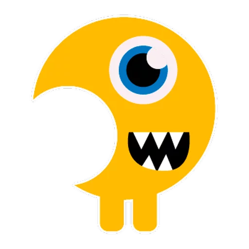 Sticker from the "Monsters" sticker pack