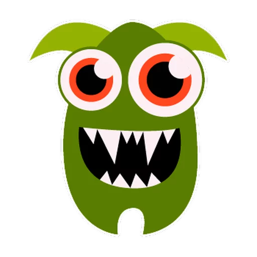 Sticker from the "Monsters" sticker pack