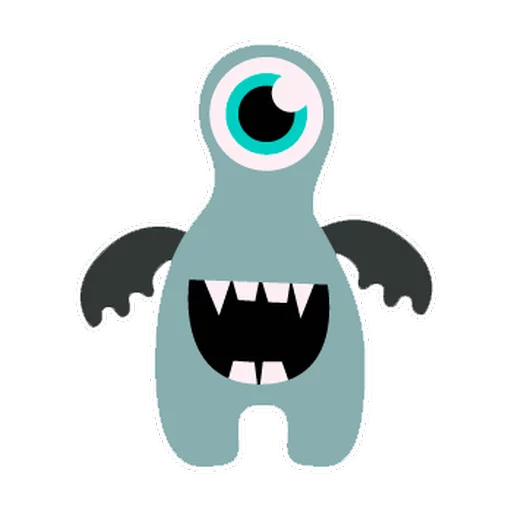 Sticker from the "Monsters" sticker pack