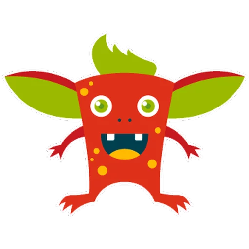 Sticker from the "Monsters" sticker pack