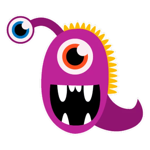 Sticker from the "Monsters" sticker pack