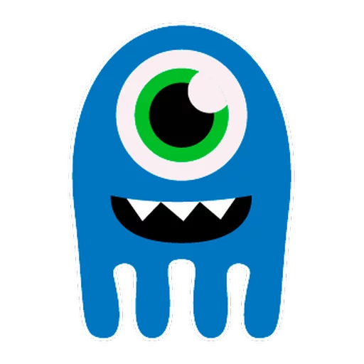 Sticker from the "Monsters" sticker pack