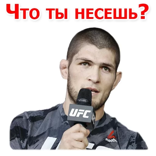 Sticker from the "Хабиб Нурмагомедов & Конор Макгрегор" sticker pack