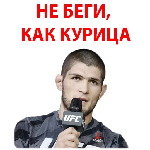 Sticker from the "Хабиб Нурмагомедов & Конор Макгрегор" sticker pack