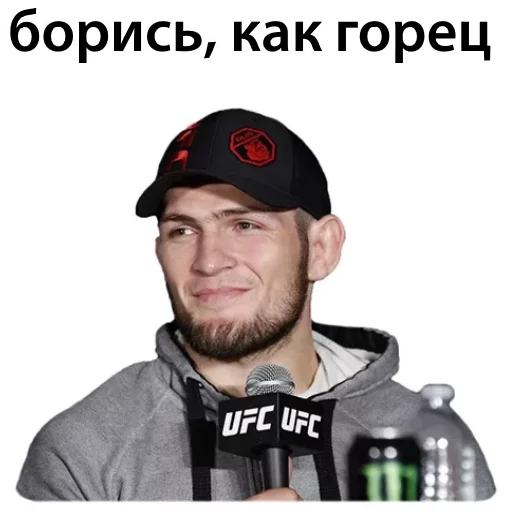 Sticker from the "Хабиб Нурмагомедов & Конор Макгрегор" sticker pack